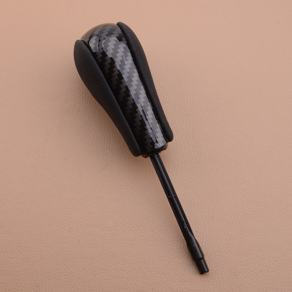 Carbon Fiber Gear Shift Knob Shifter Lever Fit for BMW E46 E39 E53 E83 X3 X5 Z3 Q