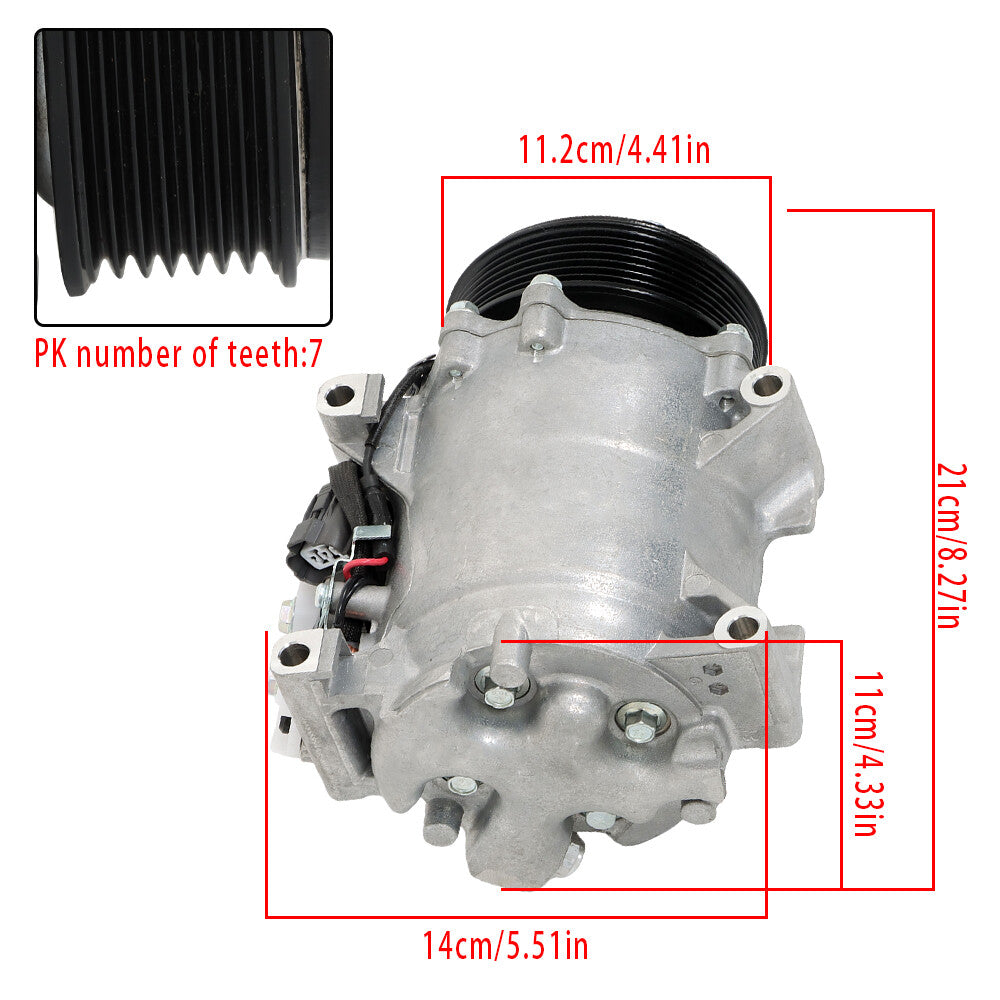 Air conditioning compressor suitable for 2002-2006 for Honda CR-V 2.4L L4 ( for CO 10663AC 10345240 AC) n