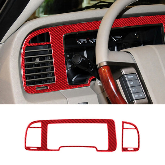 2Pcs Gear Shift Side Trim Cover Decor Carbon Fiber for Audi A4 B9 S4 2017-2019 v