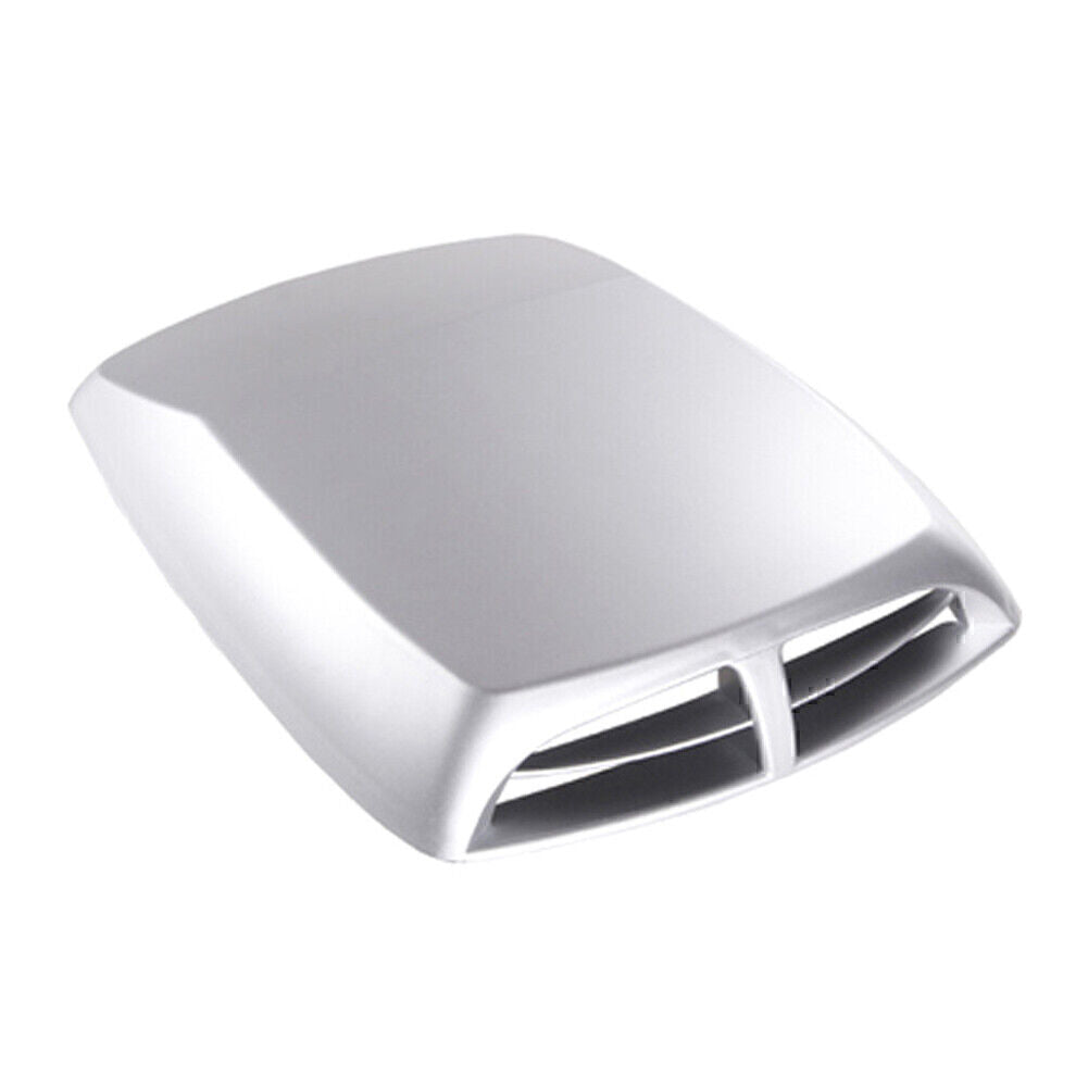 Silver-Grey Universal Car Decor Air Flow Intake Hood Scoop Vent Bonnet Cover