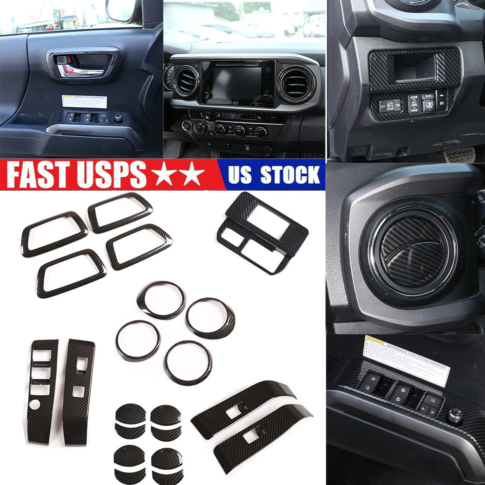 Matte Black Interior 4 Door Panel Trim Strip for 3 E90 2005 - 2012 - v