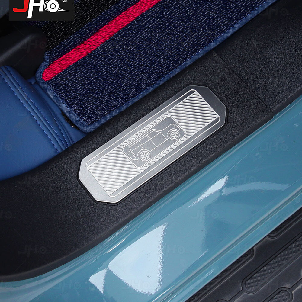 For Bronco 2021 Accessories Car Door Sill Protector Scuff Plate Trim Strip X4
