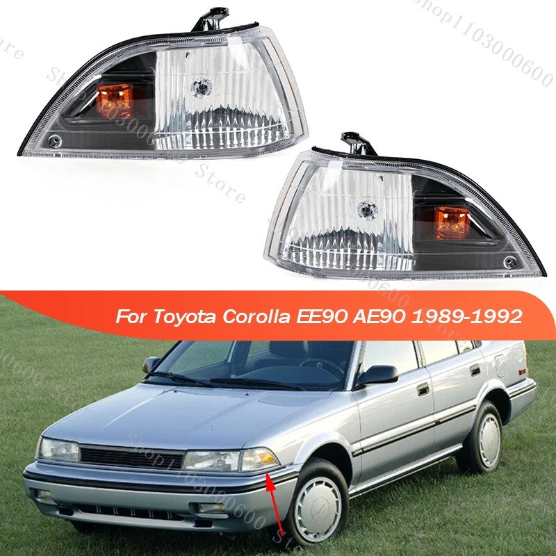 for Toyota for Corolla EE90 AE90 1989-1992 Side Marker Corner Turn Signal Light Lamp