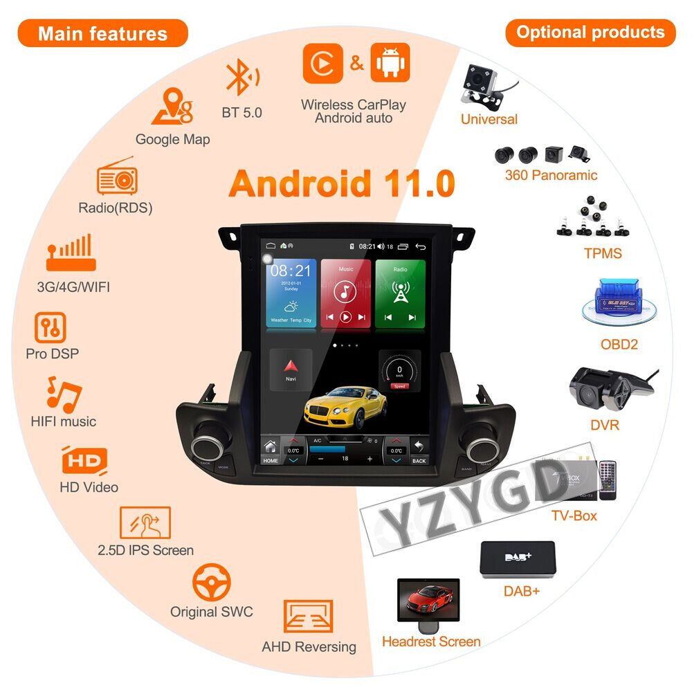 for Land Rover Discovery 4 LR4 L319 2009-2016 Carplay Car Radio Screen 2Din GPS