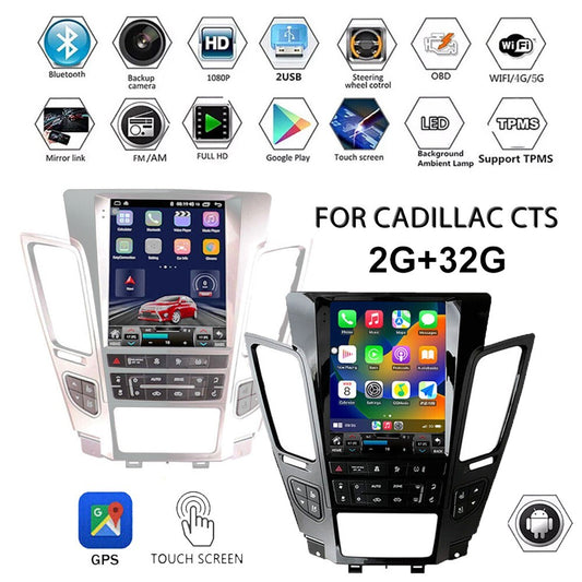 Android 11 Radio for Tesla Style screen for Cadillac CTS CarPlay GPS NAVI WIFI NEW