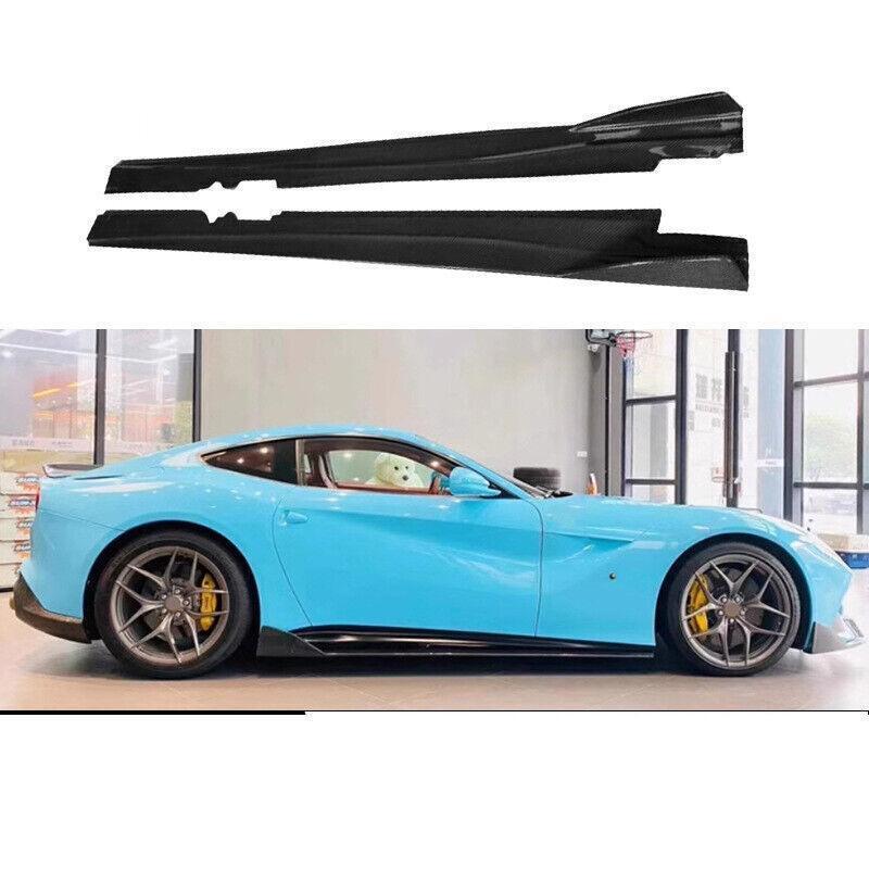 Carbon fiber side skirt for Ferrari F12 Berlinetta, DMC style.