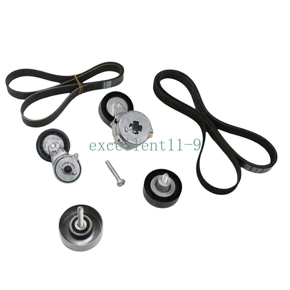 3.2L drive belt kit 6PK2403 06E903137AC 06E903133H suitable for Audi A4 A5 Q5 CALA CALB- n