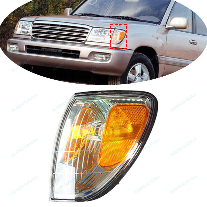 The front left turn signal corner light is suitable for the for Lexus LX470 1998 - 2007 1X