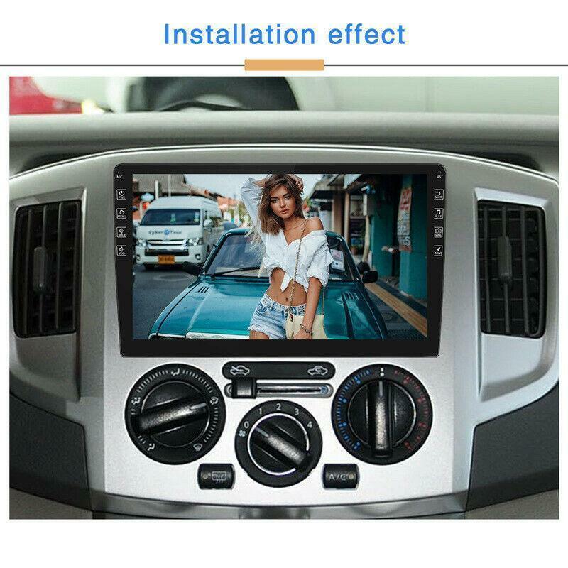 9 Android 9.1 Car Stereo GPS Navigation MP5 Player WiFi Quad Core Radio 2Din