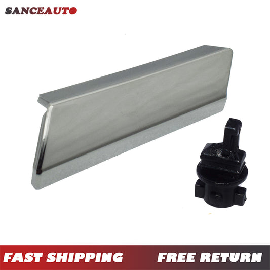 Left-hand light washing machine nozzle cover with chrome alloy and black clip for LEXUS GS300 GS350- v