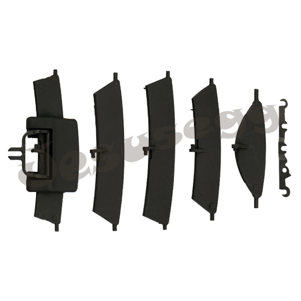 LH/RH Dashboard Dash Center AC Air Vent Grill Kit Black For 07-12 ML-Class W164 Q