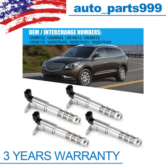 4-piece variable valve timing solenoid valve for Buick Enclave 2008-2017 12586722 12588943- n