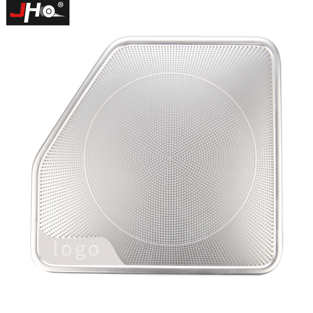 2Pcs Stainless Steel for Ford F150 2015-2020 Speaker Stereo Cover Trim