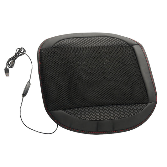Black Upgraded 8-Fan/USB Fan for Seat Cushion for Car/Family Seats - n