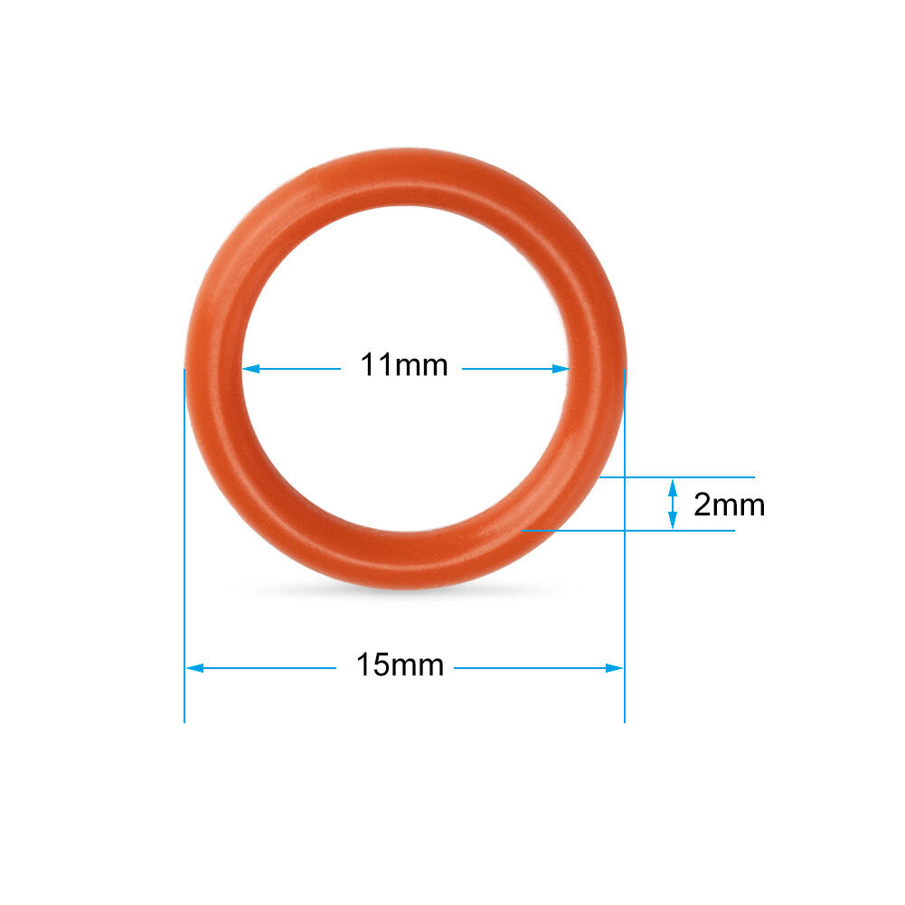 Set of 50 Oil Drain Plug O-Ring #11105 (Orange Color) Fits For Q