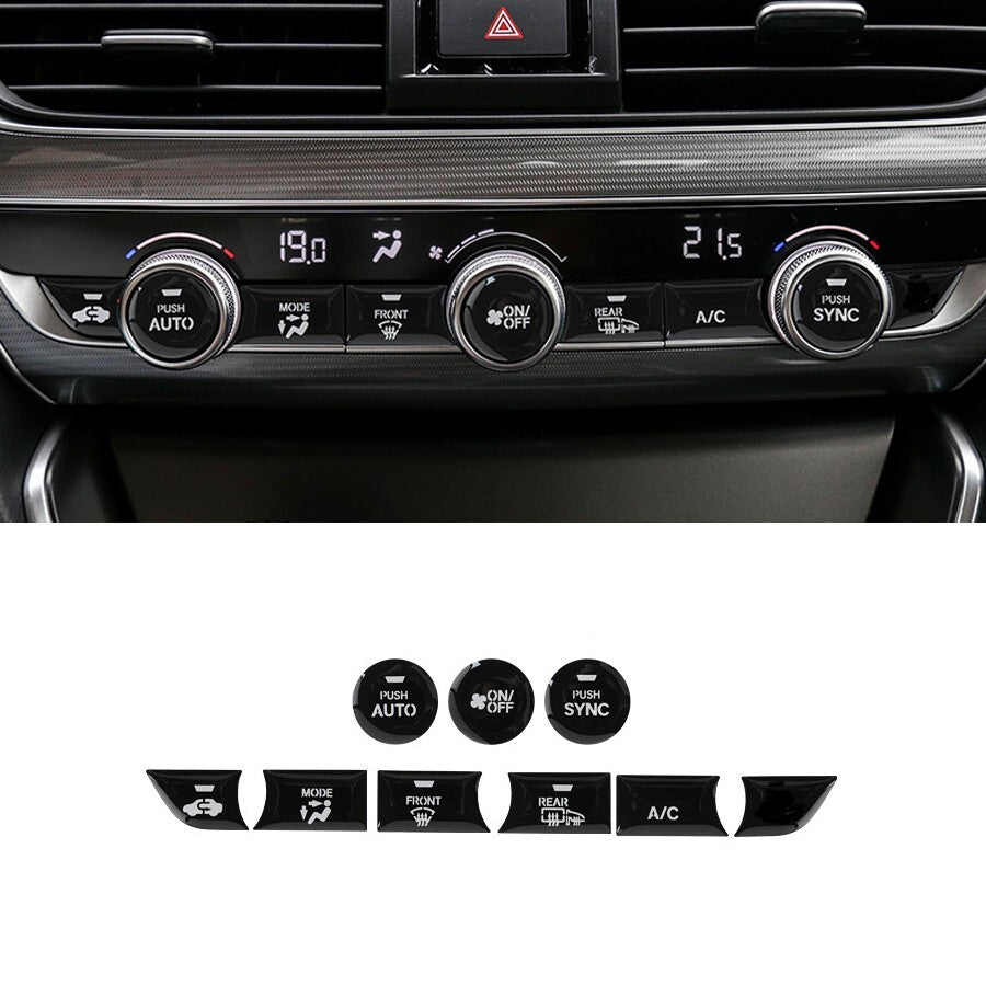 A/C Repair Kit A/C Replacement Button Switch Sticker Fit For 2018 for Honda Accord