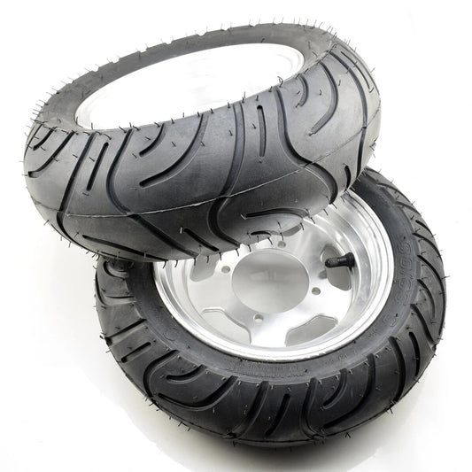 130/50-8 90/65-8 Tire Vacuum Rim Wheel Electric Scooter Pocket Bike for Mini Monkey