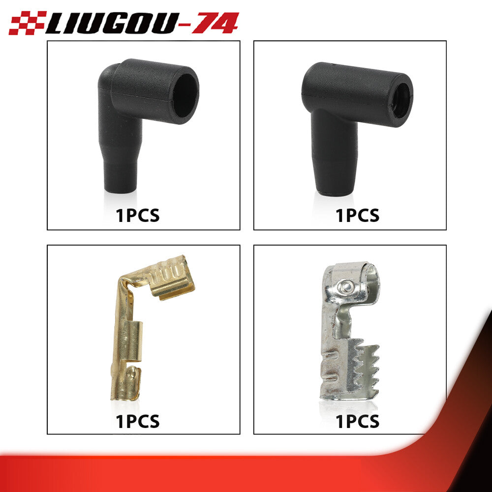 Square ignition coil and spark plugs and wires fit for Silverado 1500 Tahoe for GMC - v