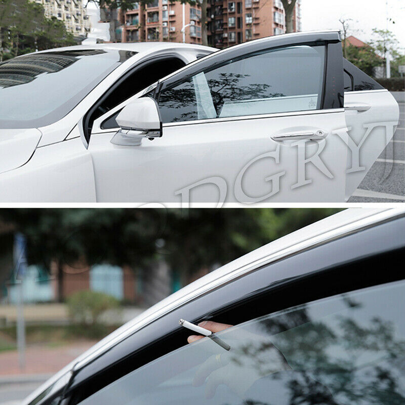 for Lincoln MKZ 2013-2020 Window Vent Visor Sun Rain Wind Guard Sun/ Rain Shield