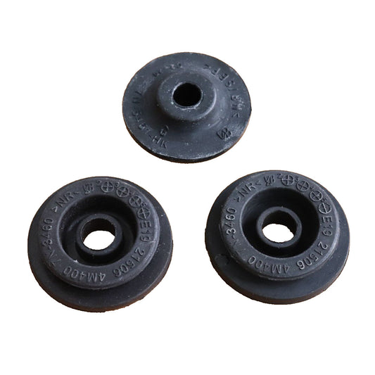 Three upper radiator mounting bushings suitable for Nissan for Infiniti 21506-4M400 and 21507-4M400.