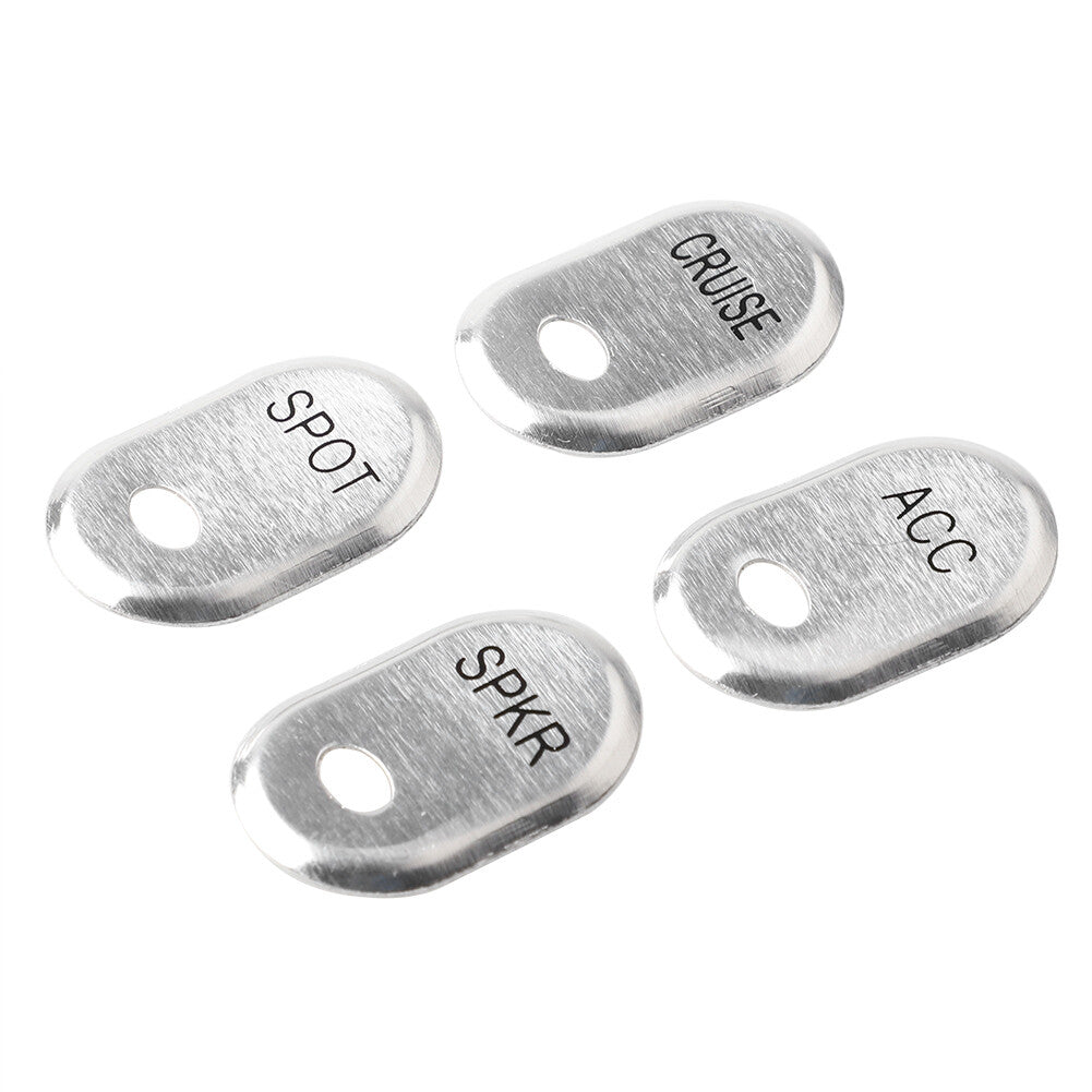 Brushed panel switch protective sleeve chrome for Harley Touring Electra Glide Classic - n