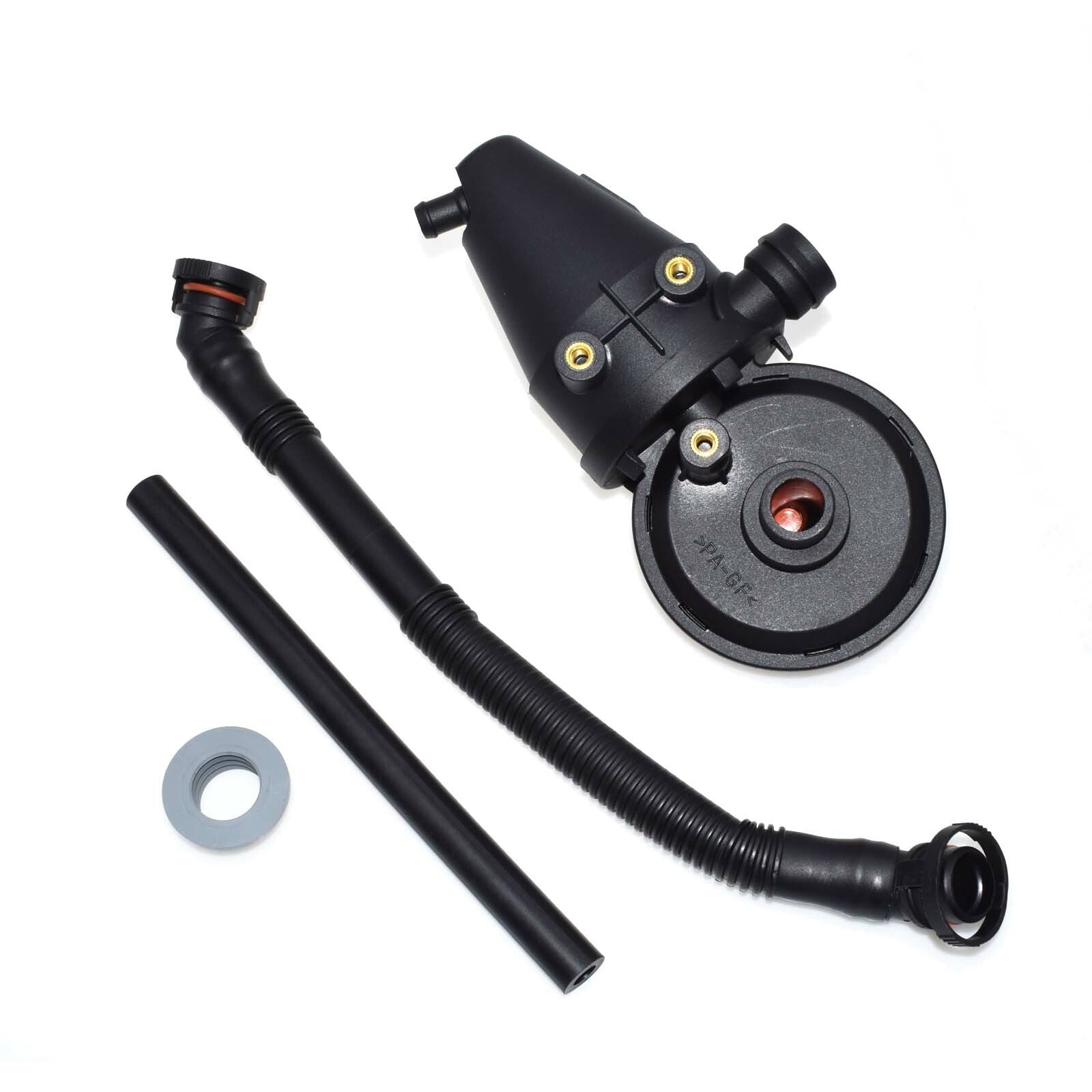 4pcs crankcase oil separator PCV ventilation valve kit breathing hose for E36 E39- v
