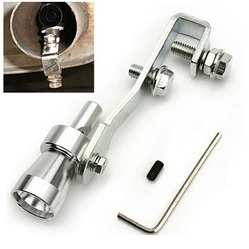 Car Auto Tail Rear Throat Pipe with Screws Exhaust Pipe Muffler Trim Q