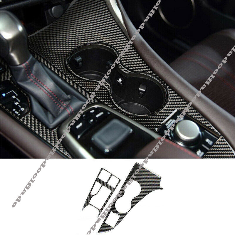 for Lexus RX300 450h 2016-2022 Carbon Fiber Interior Gear Shift Box Panel Trim