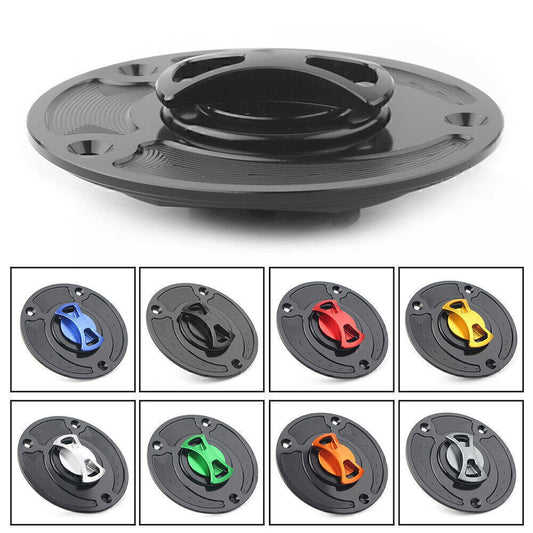 Fit for Suzuki GSXR600/750/1000 SV650 SV1000 GSXR1300 08-13 Fuel Gas Tank Cap Cover Q
