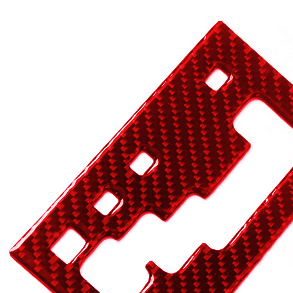 Red Carbon Fiber Passenger dashboard Panel Trim Cover For 718 2016-2022 v