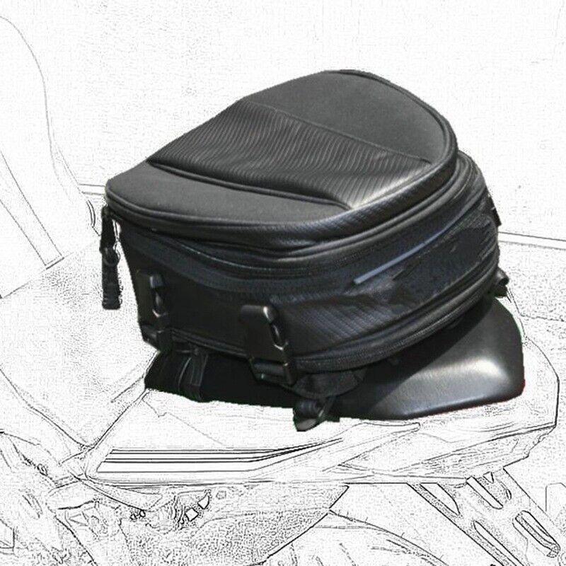 Motorcycle waterproof saddle bag, motorcycle tail bag, expandable backpack