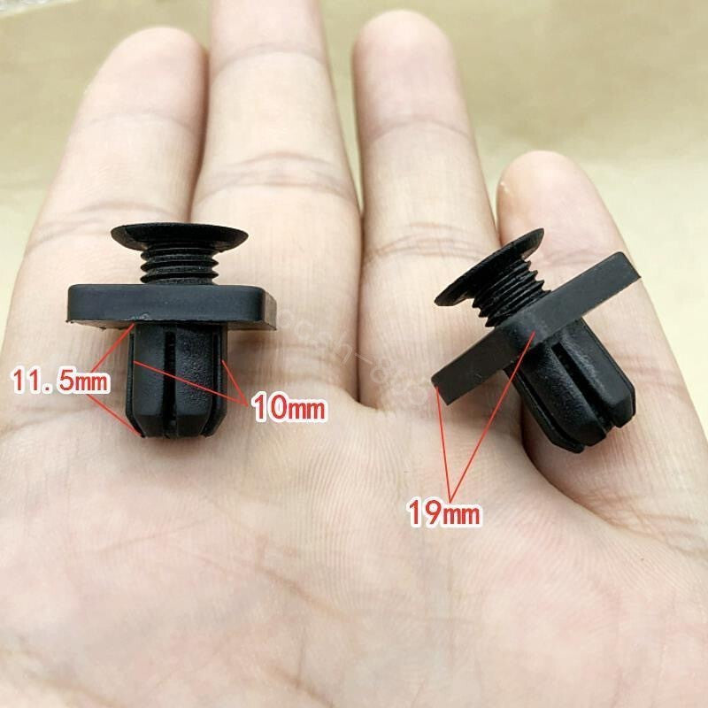 10 Pcs Car Engine Splash Shield Guard Skid Plate Retainer Clips for Honda