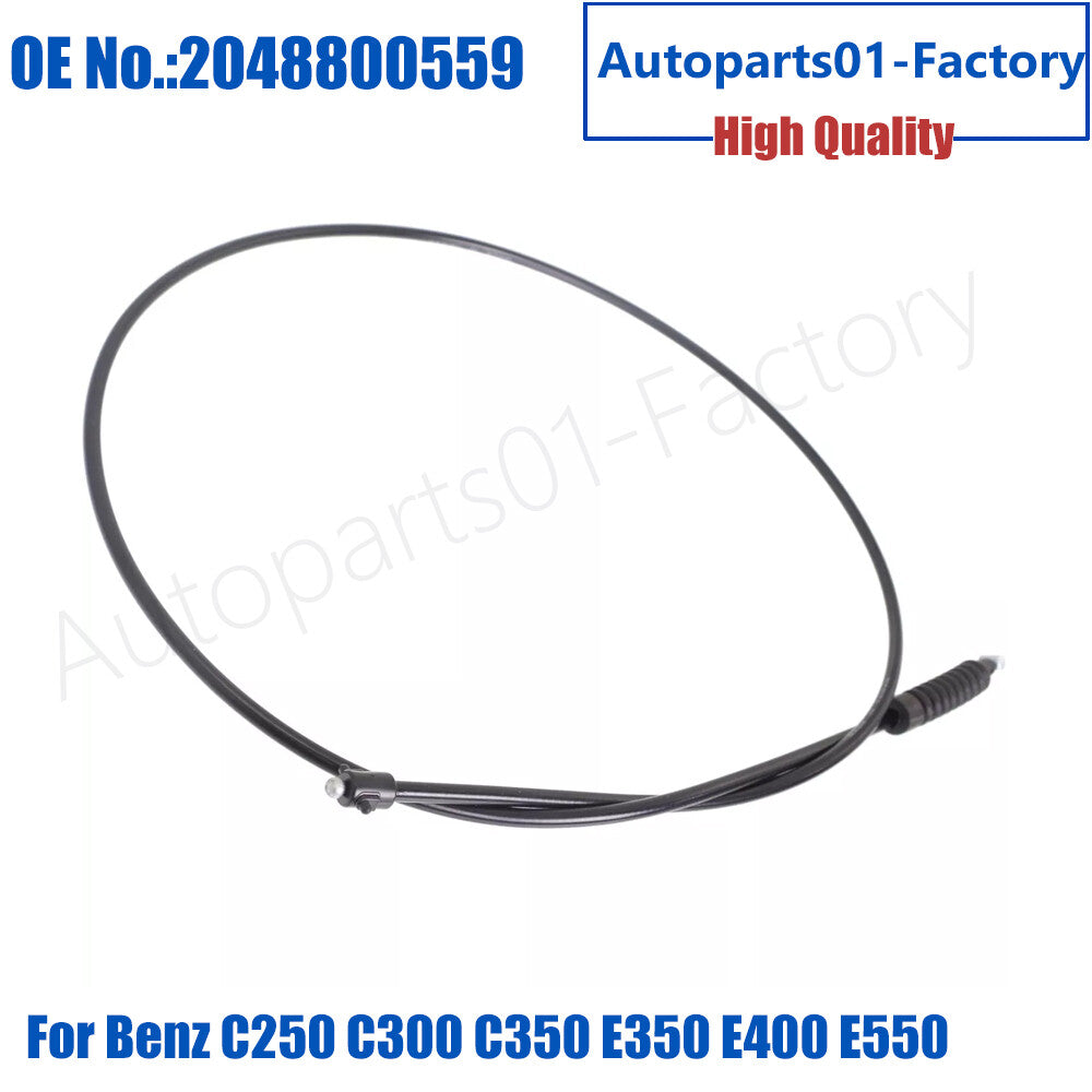 1Hood Release Wire Bowden Cable for Benz C250 C300 C350 E350 E400 E550 GLK250