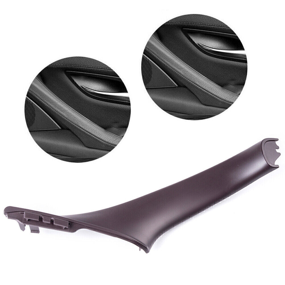 Right Door Inner Handle Trim Panel Fit for BMW 5 series F10 F11 F18 2010-17 Red Wine