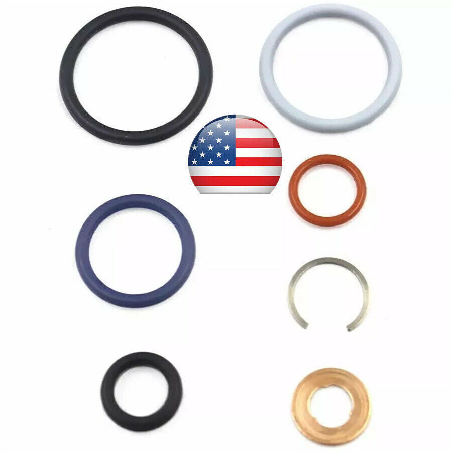 Car Fuel Injector Oring Set  Top Seal Kit For 03-10 for Ford 6.0L 3C3Z9229AA CM5055 Q