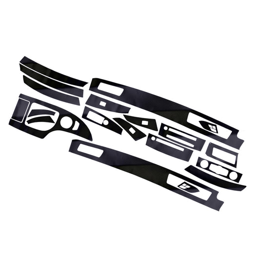 5D Interior Center Console Sticker Decal Set Fit for 5 E60 2003-2007 v