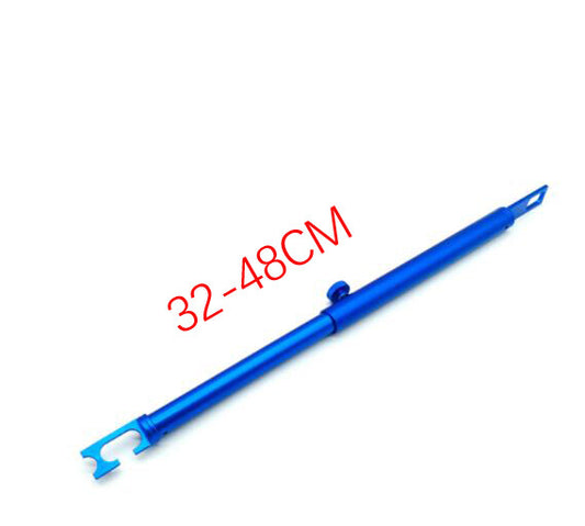 Blue Car Door Hood Trunk Support Holder Bar Adjustable Length Lifting Rod v