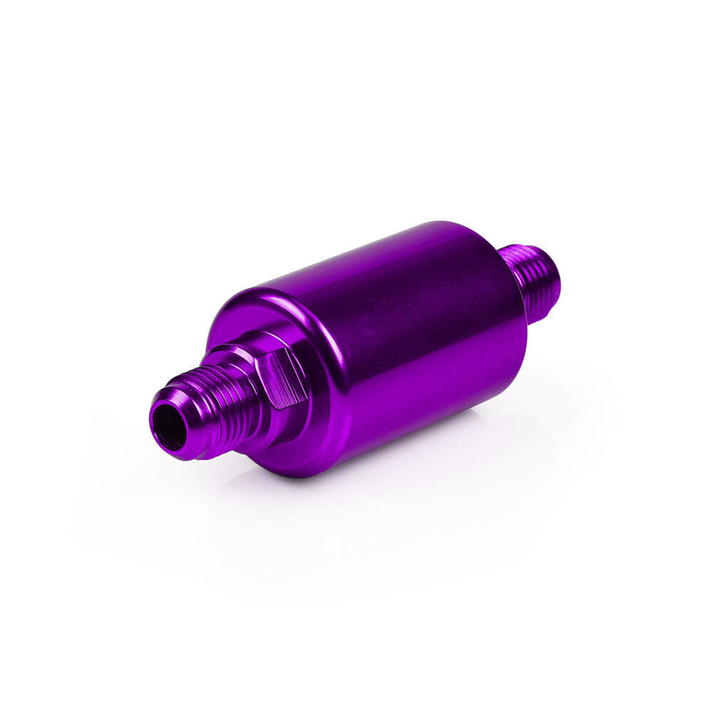 Car Flow Performance for Mini Oil Fuel Filter Inline With 100 Micron Element Purple Q