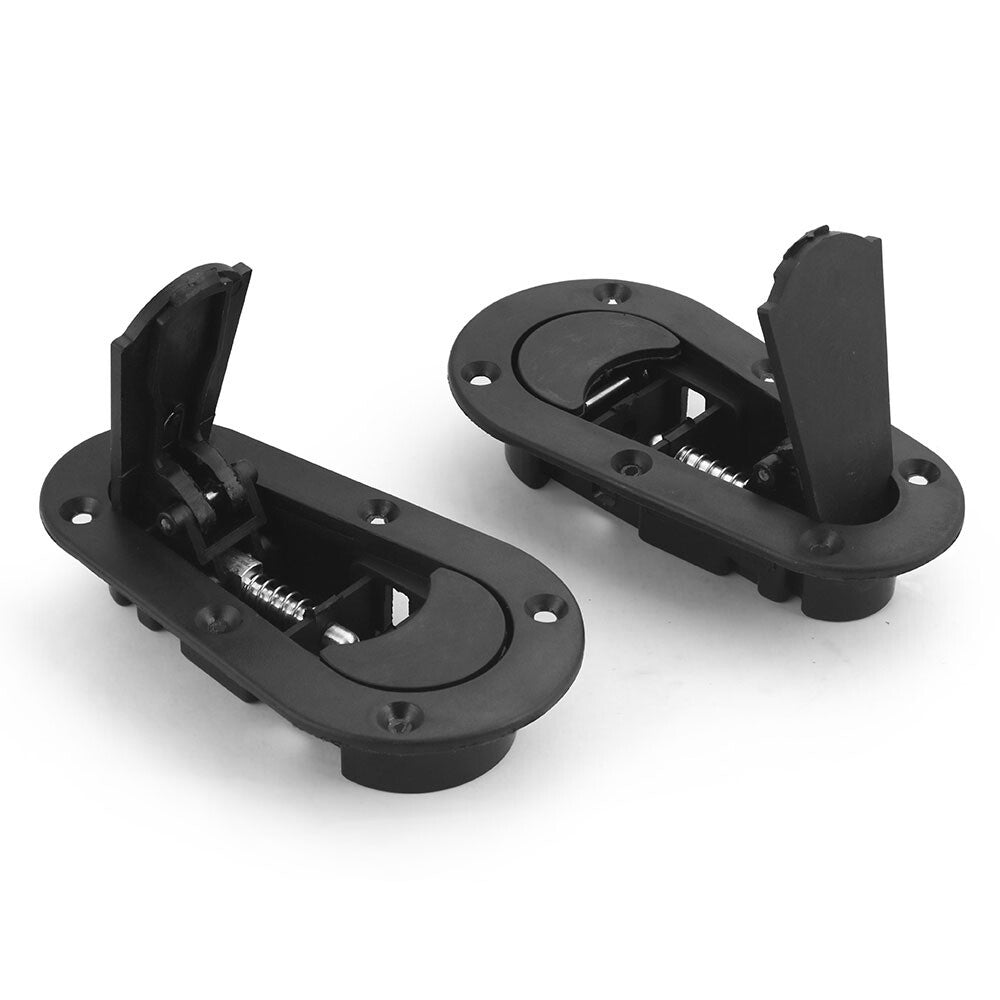 Universal Racing Car Flush Hood Latch Pin Engine Bonnet Latch Lock Kit BlackKey