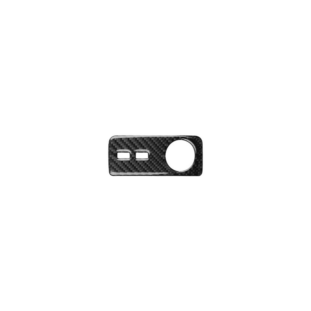 for Audi Q5 2018-2021 Carbon Fiber Interior Rear Cigarette Lighter Cover Trim
