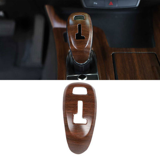 for Cadillac CT5 2020-24 Matte Wood Grain Console Gear Shift Knob Cover Trim 1P