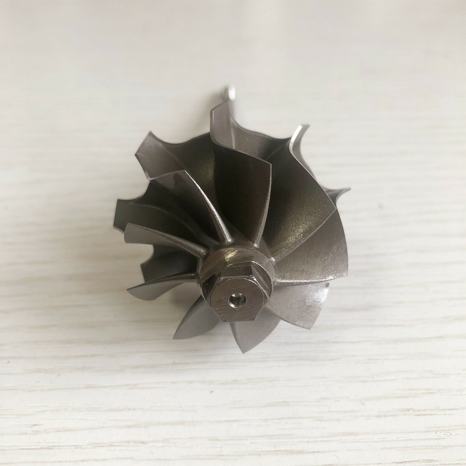 K04 42/50mm 9-blade turbine axle/turbine shaft 6.5mm tip height