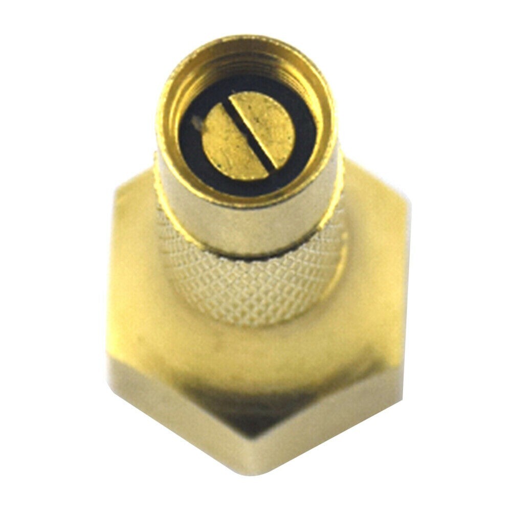 2x Heavy-Duty Screw-On Brass Tire Chuck For Car Tyre Inflator Gauge Accessories