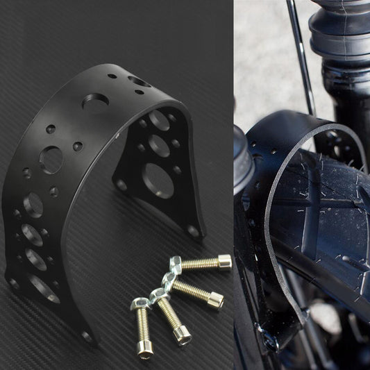 Matte Front Fork Fender Brace Tracker Narrow Fit for Harley Sportster XL Dyna