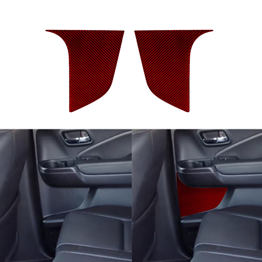 Red Carbon Fiber Center Air Vent Outlet Cover Trim For 3 E46 1998-05 v