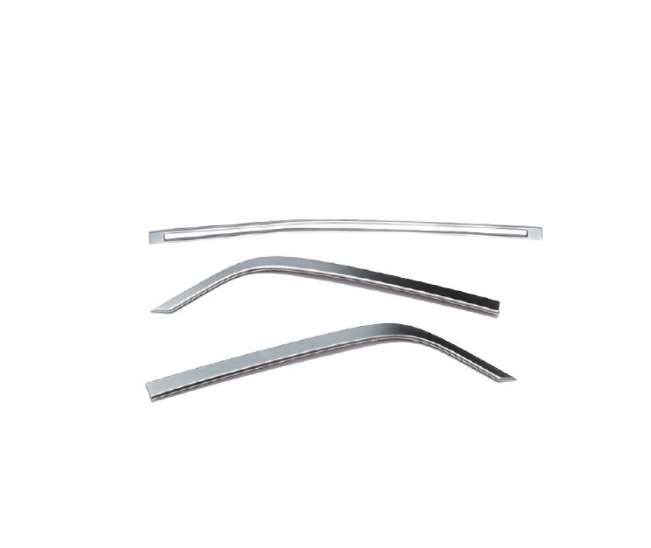 Matt Silver Brake Light Strip 2015-2019 For LR Discovery Sport Rear Spoiler Wing