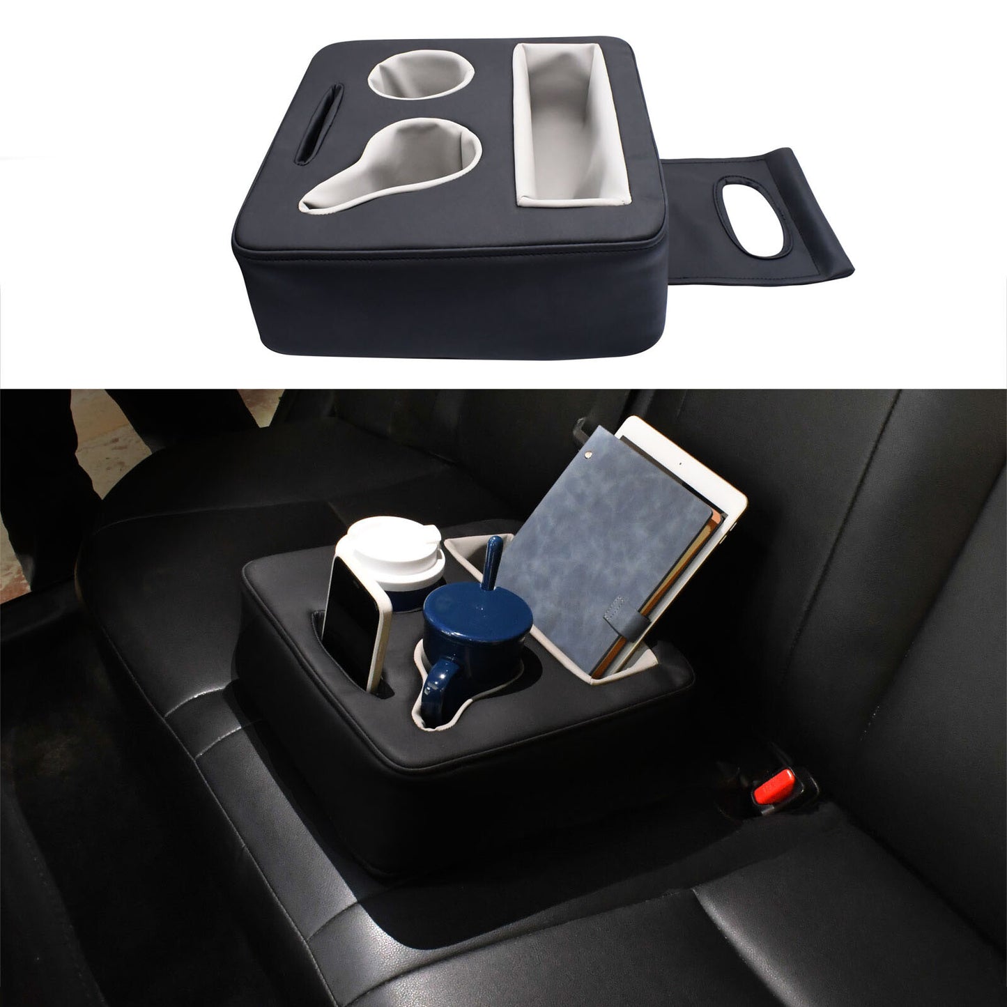 40oz for Ram Accessories Back for Seat Beverage/Phone Holder Storage Box n