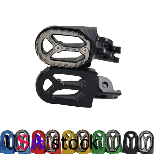 US Fat Foot Pegs Footrests for for Honda CRF 150R 230F 250R/X 450L/R/X CR125 Q