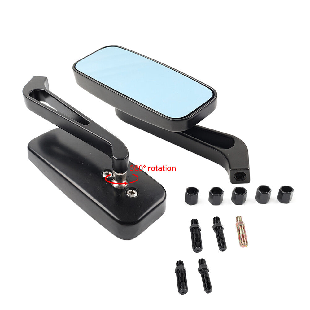 Motorcycle Rectangle Rearview Side Mirrors fit for Honda Rebel 250 CMX250 300 Q