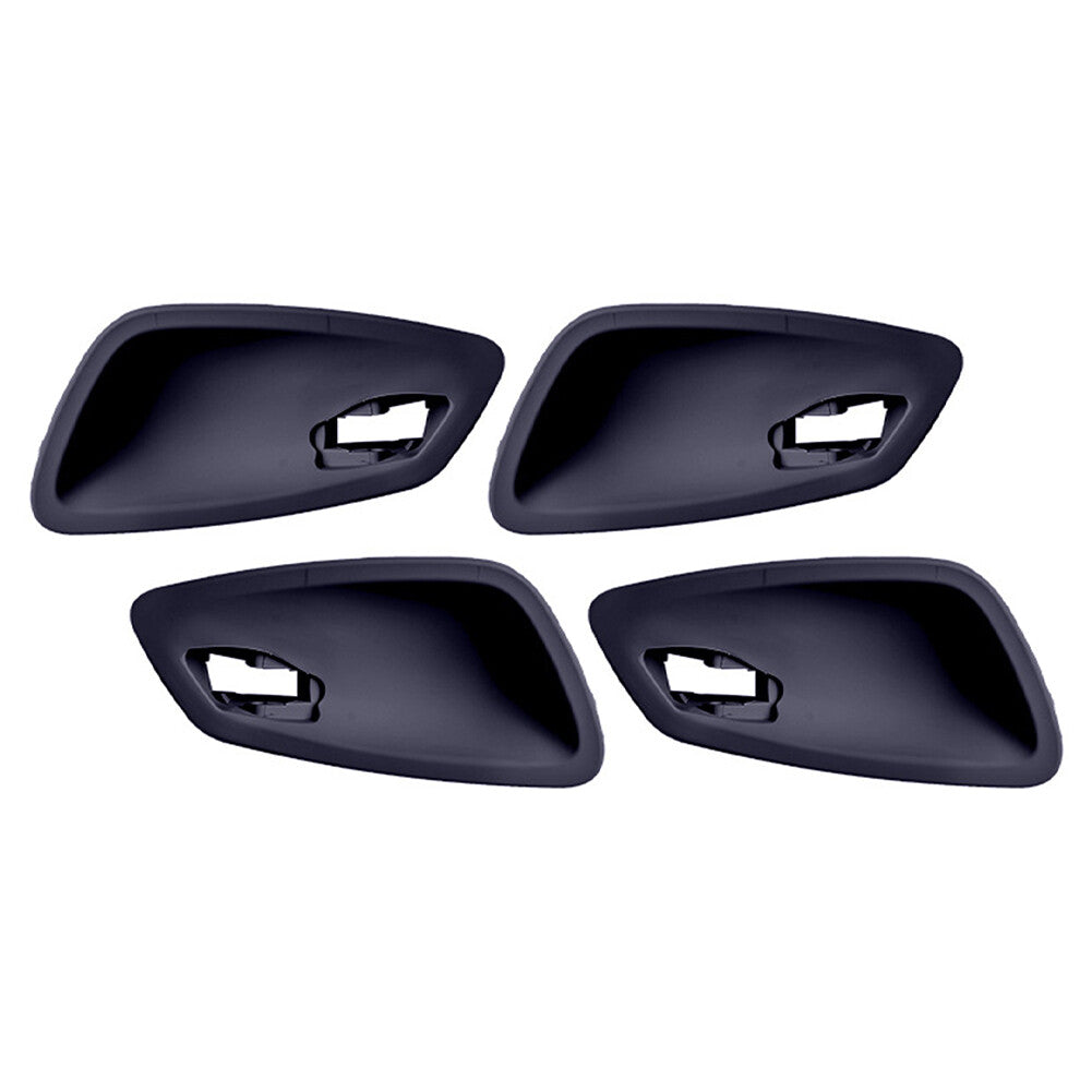 4PCS Inner Interior Door Handle Bowl Cover Black Fit for BMW 3 Series E90 2005-2012